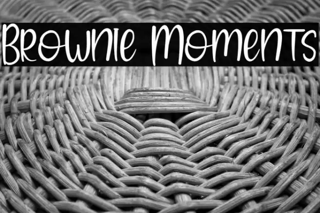 Brownie Moments Font examples