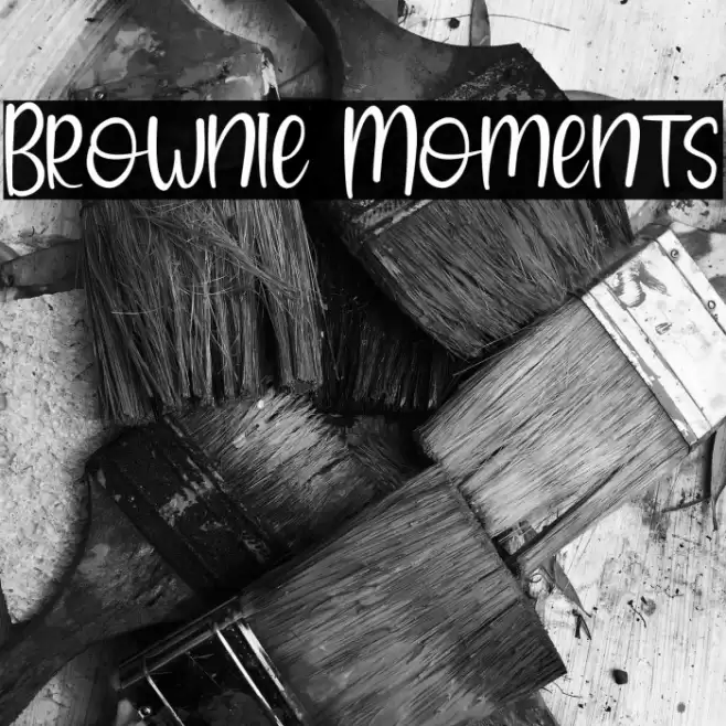 Brownie Moments Font examples