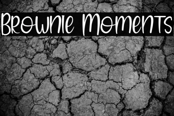 Brownie Moments Font examples
