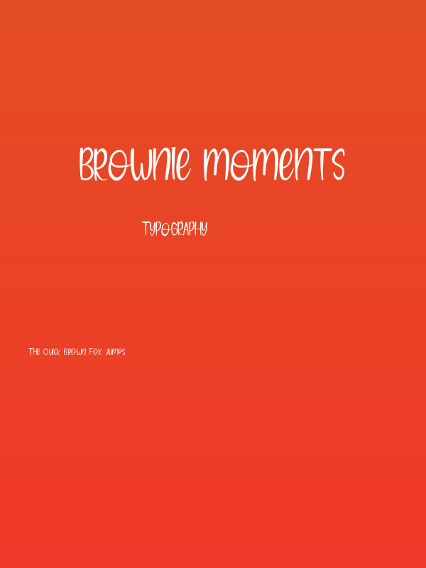 Brownie Moments Poster