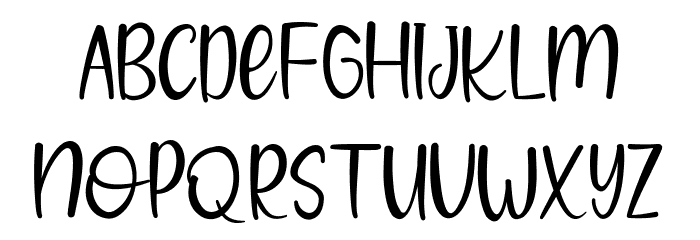 Brownie Moments Font LOWERCASE