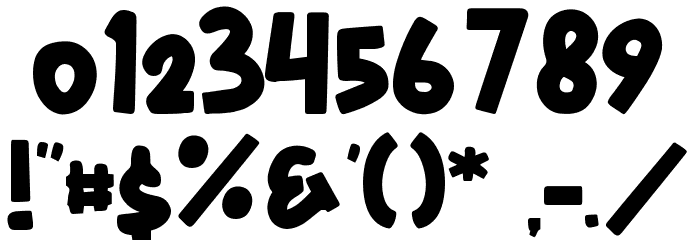 Brownie Walnut Font OTHER CHARS