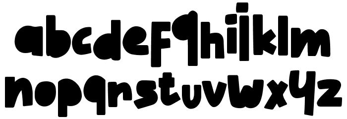 Brownie Walnut Font LOWERCASE
