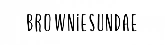 BrownieSundae  Frei Schriftart Herunterladen