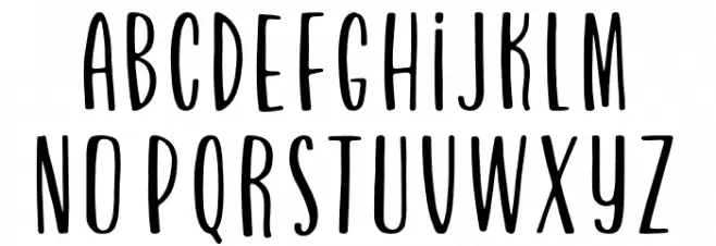 BrownieSundae Шрифта ВЕРХНИЙ