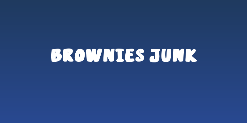 Brownies Junk Social Header