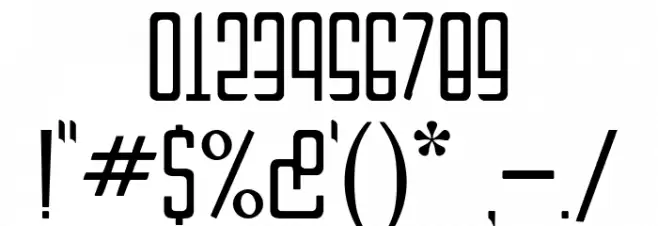 Brownies Pie Font OTHER CHARS