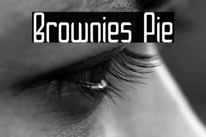 Brownies Pie Font examples