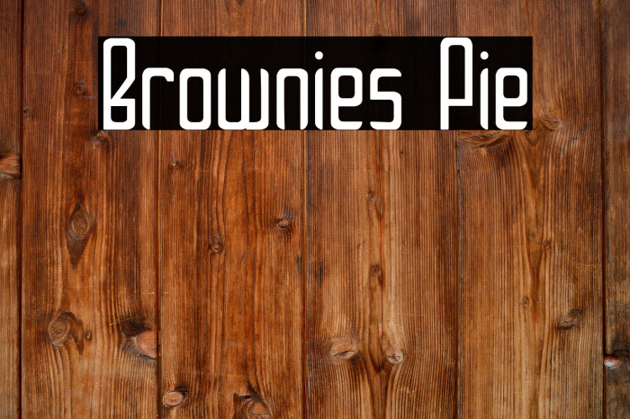Brownies Pie Example 2