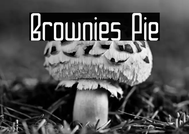 Brownies Pie Font examples