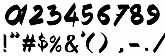 Brownies Regular Font OTHER CHARS