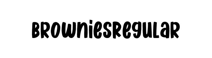 Brownies Regular  font caratteri gratis