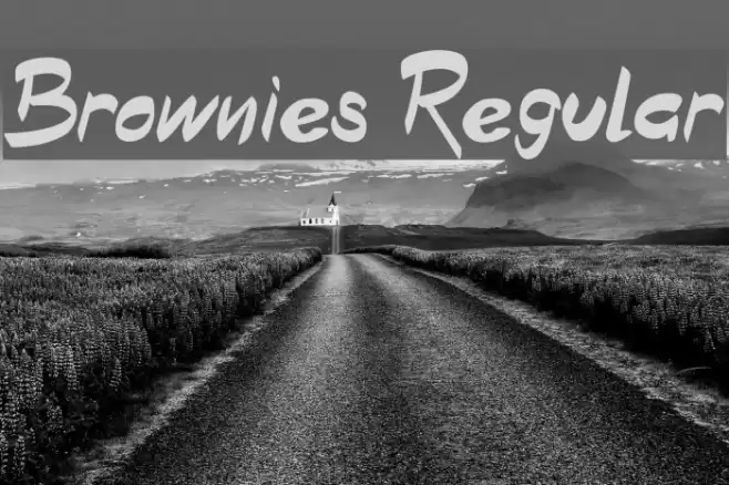 Brownies Regular Font examples