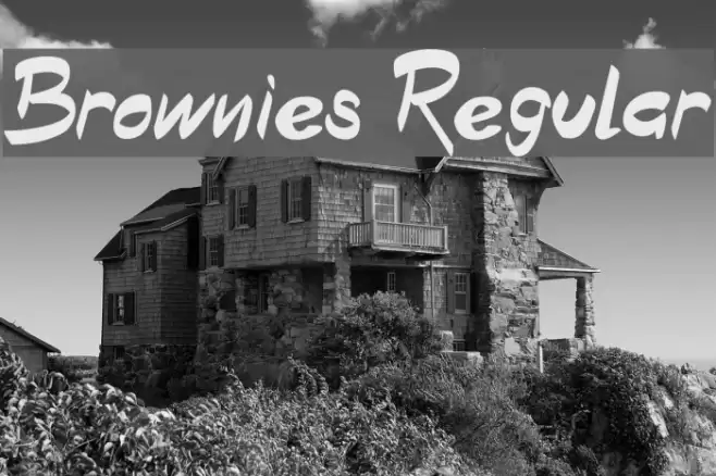 Brownies Regular Font examples