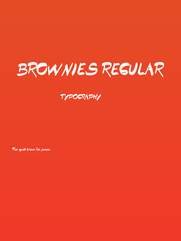 Brownies Regular Poster