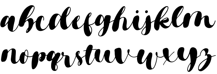 Brownies Sugar Font LOWERCASE