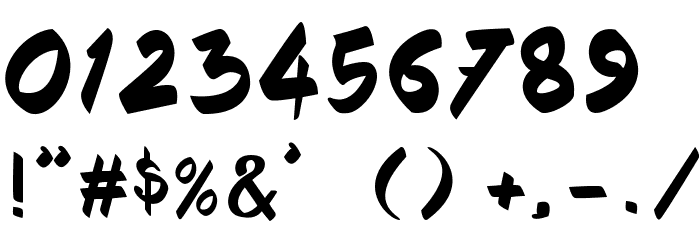 Brownies Font OTHER CHARS