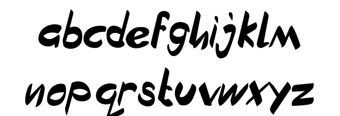 Brownies Font LOWERCASE