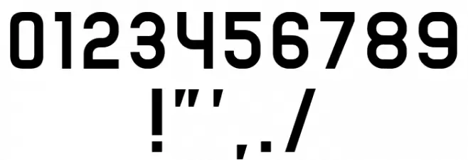 Browning Regular Font OTHER CHARS