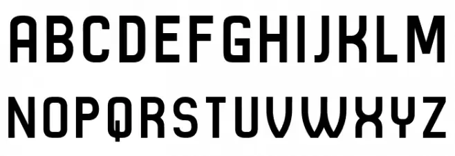 Browning Regular フォント 大文字