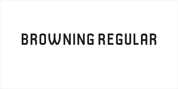 Browning Regular Logo