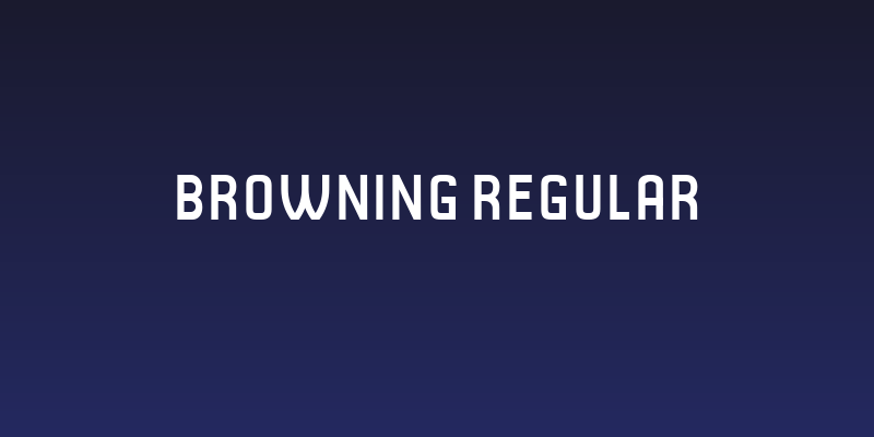 Browning Regular Social Header
