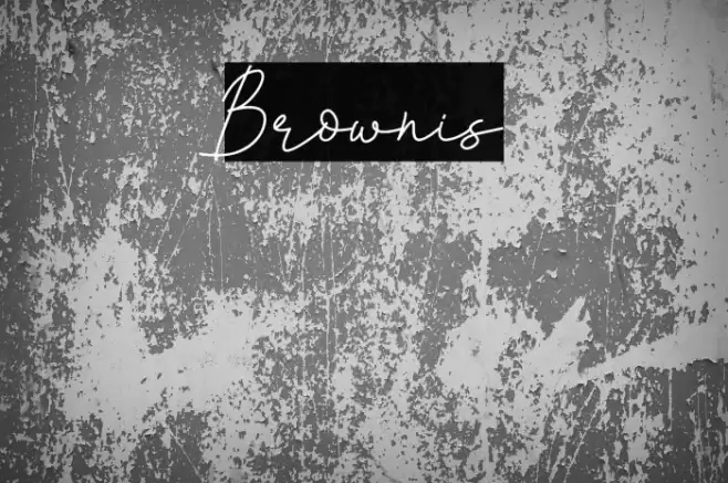 Brownis Font examples