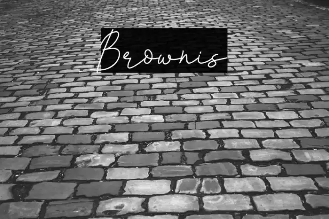 Brownis Font examples