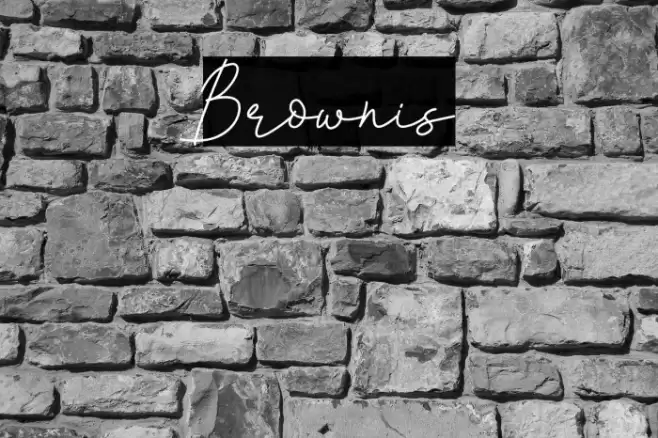 Brownis Font examples