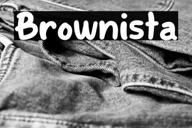 Brownista Font examples