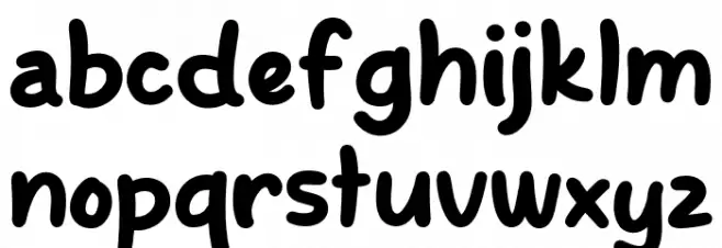 Brownista Font LOWERCASE