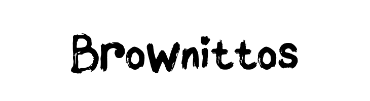 Brownittos  免费字体下载