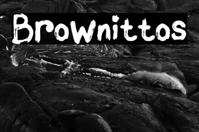 Brownittos Font examples