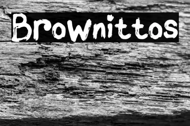 Brownittos Font examples