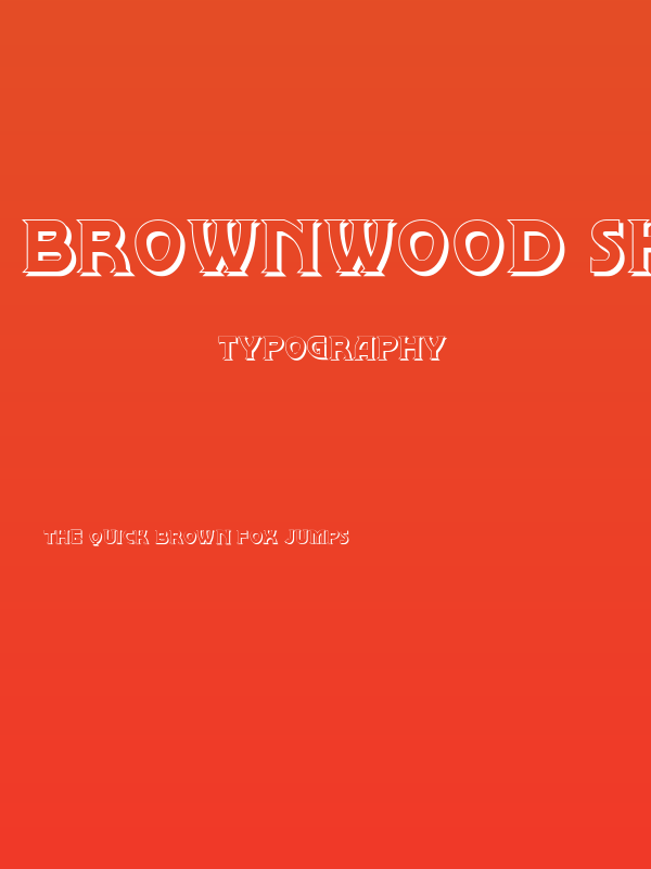 Brownwood Shadow NF Poster