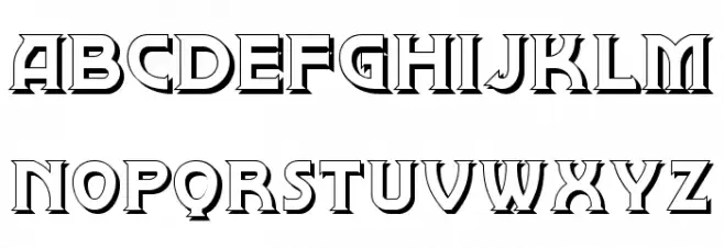 Brownwood Shadow NF خط أحرف صغيرة