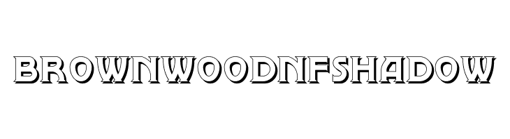 BrownwoodNFShadow  لخطوط تنزيل