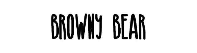 Browny Bear  免费字体下载