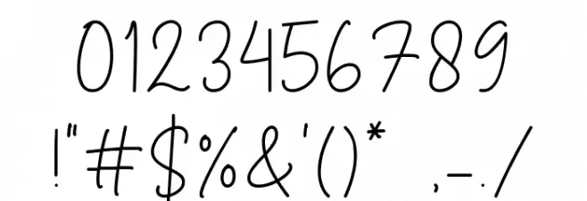 Browny Cakes Signature Font OTHER CHARS