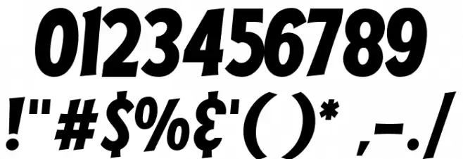 Browood Regular Font OTHER CHARS