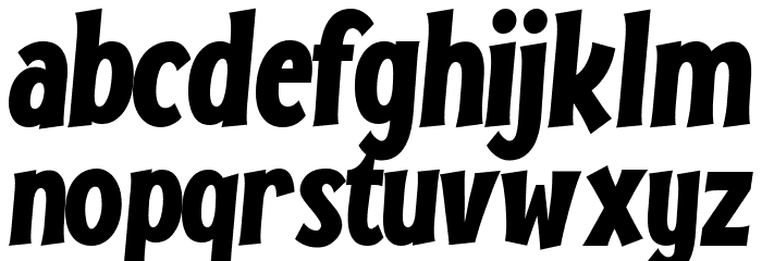 Browood Regular Font LOWERCASE