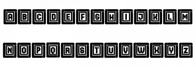 Browser Capitals Regular Schriftart Groß