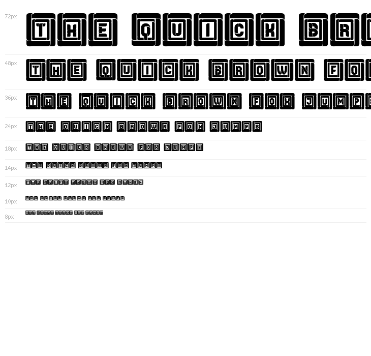 Browser Capitals Regular Waterfall