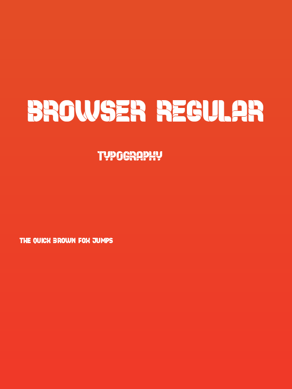 Browser Regular Poster
