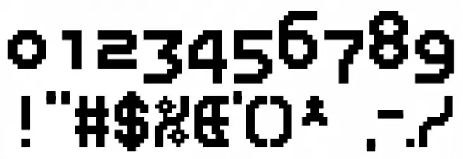 Browser link time Font OTHER CHARS