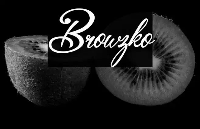 Browzko Font examples