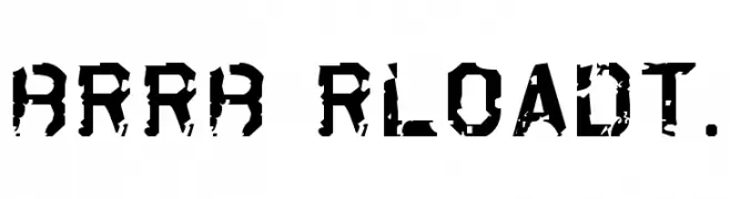 Brrb Rloadt.  baixar fontes gratis
