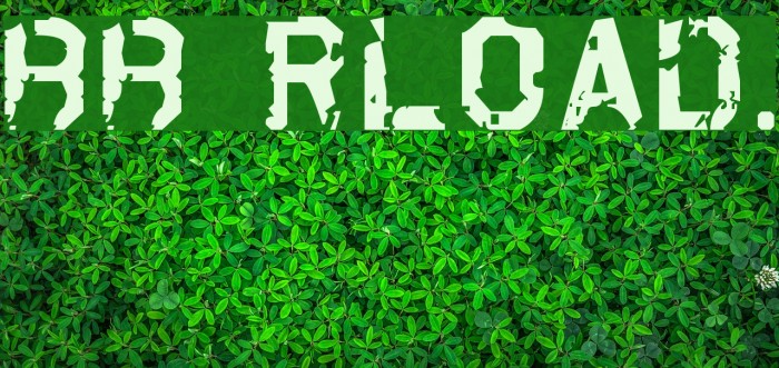 Brrb Rloadt. Font examples