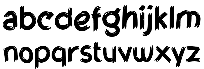 Brrr Tea Font LOWERCASE