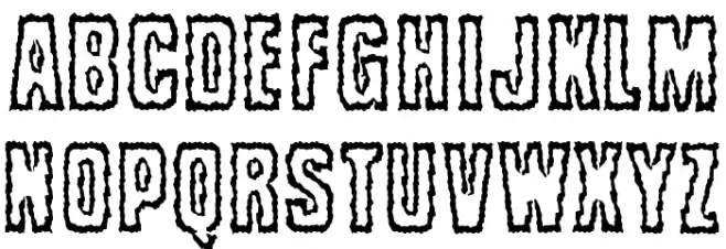 Brrritty Шрифта ВЕРХНИЙ